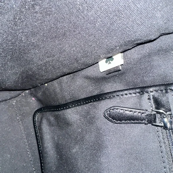 Kate Spade Black, Blue and White Checkered Tote Bag - Picture 9 of 14